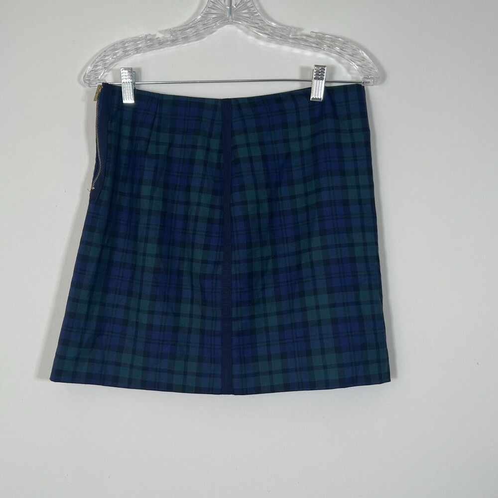 Vineyard  Vines Size 6 Mini Skirt Wool Plaid Dark Academia Preppy School Girl